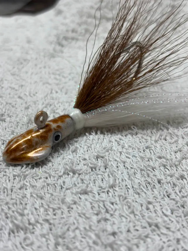 1oz Squid Head Bucktail